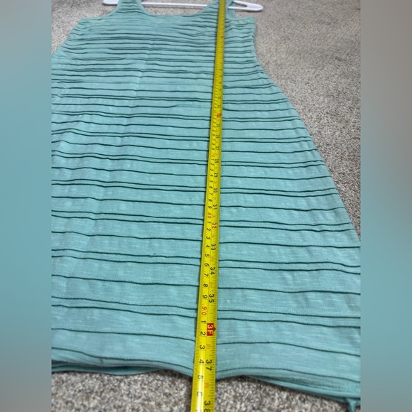 Toad & Co Samba Flow Tank Dress Ribbed Organic Cotton Blend Light Teal Blue S - Picture 2 of 8